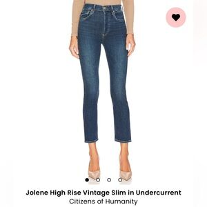 CITIZENS OF HUMANITY - Jolene High Rise Vintage Slim Jeans Sz 26